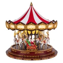Deluxe LED Christmas Carousel 5 Deluxe LED Christmas Carousel -Northlight Shop D234023S 1 1
