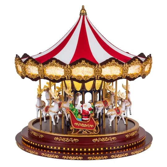 Deluxe LED Christmas Carousel 4 Deluxe LED Christmas Carousel - Image 2