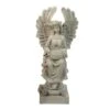 Northlight 17" Peaceful Angel Sitting On A Pedestal Candle Holder Statue -Northlight Shop D236869S 1