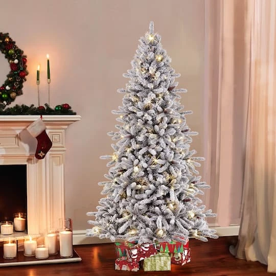 7.5ft. Pre-Lit Bennington Fir Artificial Christmas Tree, Clear Lights 5 7.5ft. Pre-Lit Bennington Fir Artificial Christmas Tree, Clear Lights - Image 3