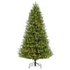 6.5ft. Pre-Lit Glacier Fir Artificial Christmas Tree, Clear Lights -Northlight Shop D248280S 1
