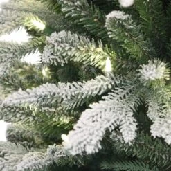 3ft. Pre-Lit Flocked Arctic Fir Tree, Warm White LED Lights -Northlight Shop D248367S 3