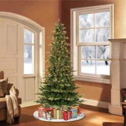 7.5ft. Pre-Lit Slim Aspen Fir Artificial Christmas Tree, Clear Lights 20 7.5ft. Pre-Lit Slim Aspen Fir Artificial Christmas Tree, Clear Lights -Northlight Shop D248380S 21