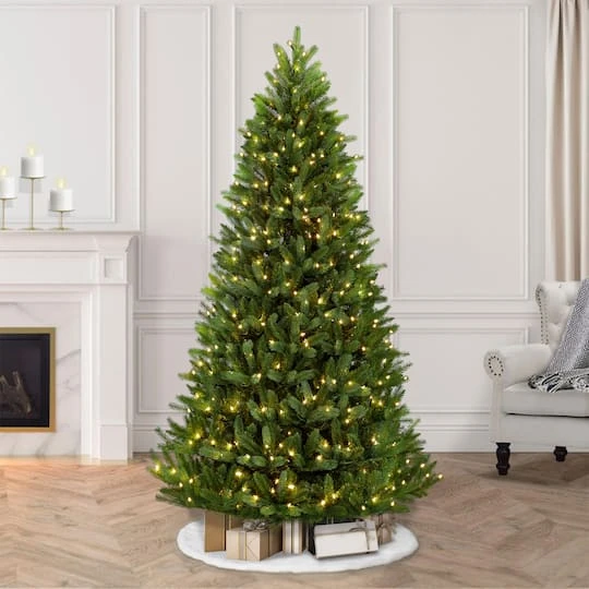 7.5ft. Pre-Lit Glacier Fir Artificial Christmas Tree, Clear Lights 10 7.5ft. Pre-Lit Glacier Fir Artificial Christmas Tree, Clear Lights - Image 8