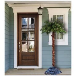 4ft. Pre-Lit Artificial Palm Tree, Clear Lights -Northlight Shop D248468S 2