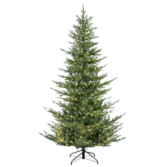 6.5ft. Pre-Lit Natural Fir Artificial Christmas Tree, Clear Lights 3 6.5ft. Pre-Lit Natural Fir Artificial Christmas Tree, Clear Lights