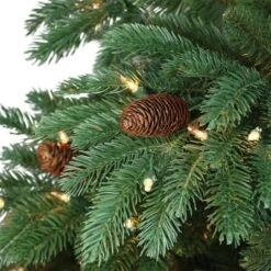 7.5ft. Pre-Lit Slim Montville Spruce Artificial Christmas Tree, Clear Lights -Northlight Shop D248511S 22