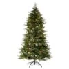 6ft. Pre-Lit Green Fir Artificial Christmas Tree With Warm White LED Lights 1 6ft. Pre-Lit Green Fir Artificial Christmas Tree With Warm White LED Lights -Northlight Shop D251172S 1