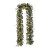 Glitzhome® 9ft. LED Greenery Pinecone Christmas Garland With Timer -Northlight Shop D251181S 1