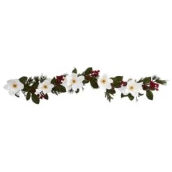 6ft. Magnolia, Pine & Berries Artificial Garland