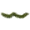 6ft. Pre-Lit Clear LED Green Pine Artificial Christmas Garland -Northlight Shop D251221S 1