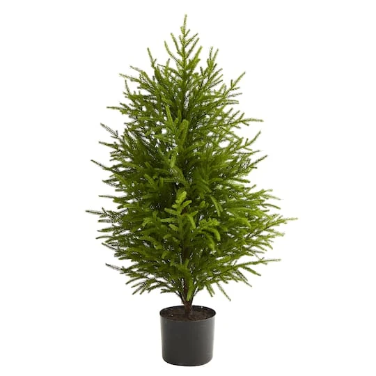 3.5ft. Unlit Norfolk Island Pine Natural Look Artificial Christmas Tree 3 3.5ft. Unlit Norfolk Island Pine Natural Look Artificial Christmas Tree