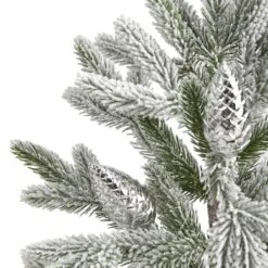 2.5ft. Unlit Flocked Christmas Artificial Christmas Tree 13 2.5ft. Unlit Flocked Christmas Artificial Christmas Tree -Northlight Shop D251300S 3