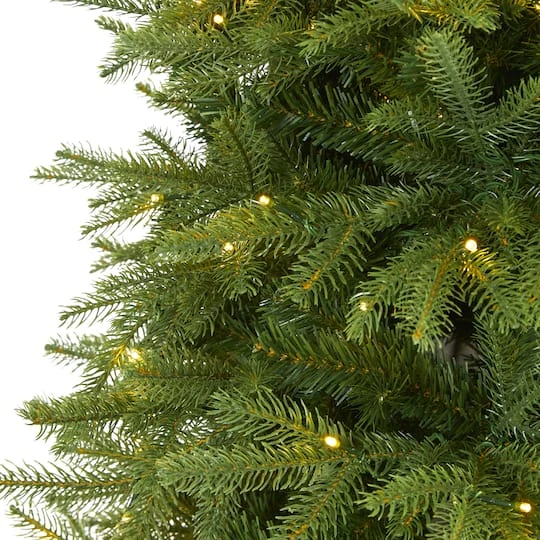 6ft. Pre-Lit Vancouver Fir Natural Look Artificial Christmas Tree, Clear LED Lights 6 6ft. Pre-Lit Vancouver Fir Natural Look Artificial Christmas Tree, Clear LED Lights - Image 4