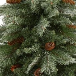 7ft. Unlit French Alps Mountain Pine Artificial Christmas Tree -Northlight Shop D251325S 3