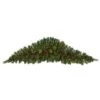 6ft. Pre-Lit Berry & Pinecone Artificial Christmas Swag 2 6ft. Pre-Lit Berry & Pinecone Artificial Christmas Swag -Northlight Shop D251355S 1