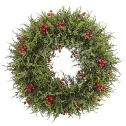 20" Cedar Berry Wreath