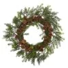 22" Cedar & Pinecone Artificial Wreath -Northlight Shop D251382S 11