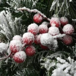 18" Snowy Bedford Urn Filler With Battery Operated LED Lights -Northlight Shop D252347S 15