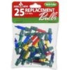 Multicolor Replacement Bulbs, 25ct. 1 Multicolor Replacement Bulbs, 25ct. -Northlight Shop D252352S 1