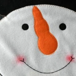 Holiday Snowman Bathroom Seat & Floor Cover Set 10 Holiday Snowman Bathroom Seat & Floor Cover Set -Northlight Shop D252357S 3