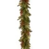 9ft. Clear Lights Mixed Evergreen Classical Collection Garland -Northlight Shop D252463S 1
