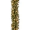 9ft. Pre-Lit Clear Lights Norwood Fir Garland -Northlight Shop D252472S 1