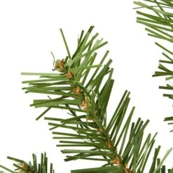 9ft. Pre-Lit Clear Lights Norwood Fir Garland -Northlight Shop D252472S 13