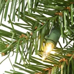 9ft. Pre-Lit Clear Lights Norwood Fir Garland -Northlight Shop D252472S 14