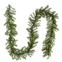 9ft. Pre-Lit Clear Lights Norwood Fir Garland -Northlight Shop D252472S 15