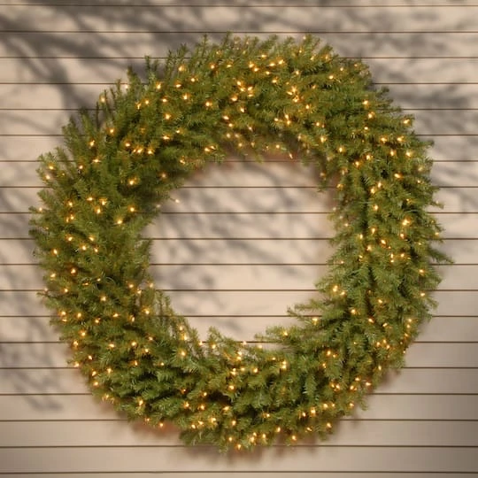 60" Clear Lights Norwood Fir Wreath 5 60" Clear Lights Norwood Fir Wreath - Image 3
