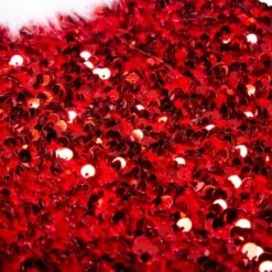 Glitzhome® 21" Red Sequin Christmas Stocking 16 Glitzhome® 21" Red Sequin Christmas Stocking -Northlight Shop D252961S 5