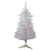 Northlight 3ft. Pre-Lit White Iridescent Pine Artificial Christmas Tree, Pink Lights 1 Northlight 3ft. Pre-Lit White Iridescent Pine Artificial Christmas Tree, Pink Lights -Northlight Shop D253654S 1
