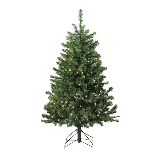 Northlight 4ft. Pre-Lit Medium Canadian Pine Artificial Christmas Tree With Candlelight LED Lights 3 Northlight 4ft. Pre-Lit Medium Canadian Pine Artificial Christmas Tree With Candlelight LED Lights