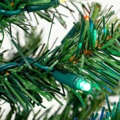 Northlight 6ft. Pre-Lit Mixed Classic Pine Artificial Christmas Tree, Multicolor LED Lights 11 Northlight 6ft. Pre-Lit Mixed Classic Pine Artificial Christmas Tree, Multicolor LED Lights -Northlight Shop D253660S 2