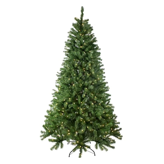 Northlight 7.5ft. Pre-Lit Full Multi-Function Basset Pine Artificial Christmas Tree, Dual Color® LED Lights 6 Northlight 7.5ft. Pre-Lit Full Multi-Function Basset Pine Artificial Christmas Tree, Dual Color® LED Lights - Image 4