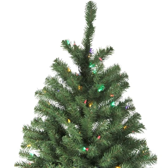 Northlight 7.5ft. Pre-Lit Full Multi-Function Basset Pine Artificial Christmas Tree, Dual Color® LED Lights 11 Northlight 7.5ft. Pre-Lit Full Multi-Function Basset Pine Artificial Christmas Tree, Dual Color® LED Lights - Image 9