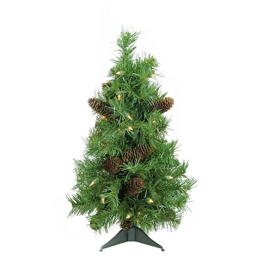 Northlight 2ft. Pre-Lit Full Dakota Pine Artificial Christmas Tree, Clear Dura-Lit® Lights 6 Northlight 2ft. Pre-Lit Full Dakota Pine Artificial Christmas Tree, Clear Dura-Lit® Lights - Image 4