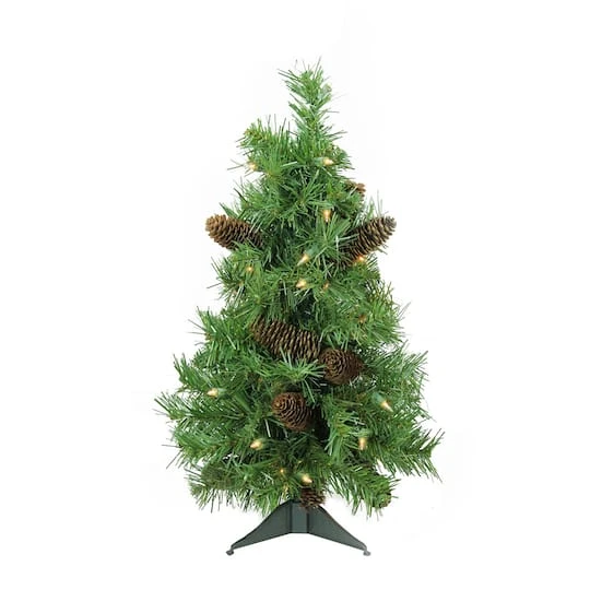 Northlight 2ft. Pre-Lit Full Dakota Pine Artificial Christmas Tree, Clear Dura-Lit® Lights 8 Northlight 2ft. Pre-Lit Full Dakota Pine Artificial Christmas Tree, Clear Dura-Lit® Lights - Image 6