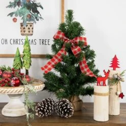 Northlight 18" Unlit Pine Artificial Christmas Tree -Northlight Shop D253690S 12