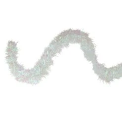 Northlight 50ft. White Iridescent Tinsel Garland 11 Northlight 50ft. White Iridescent Tinsel Garland -Northlight Shop D253714S 11