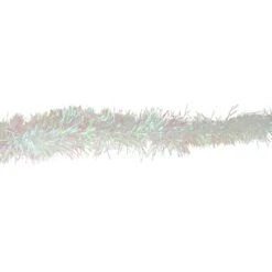 Northlight 50ft. White Iridescent Tinsel Garland 10 Northlight 50ft. White Iridescent Tinsel Garland -Northlight Shop D253714S 2