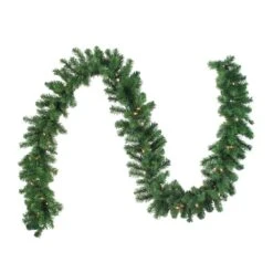 Northlight 9ft. Clear Dura Lit® Lighted Oak Creek Pine Garland