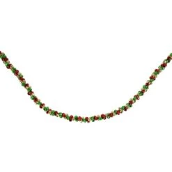 Northlight 5ft. Green & Red Festive Jingle Bell Garland -Northlight Shop D253721S 15