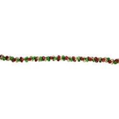 Northlight 5ft. Green & Red Festive Jingle Bell Garland -Northlight Shop D253721S 16