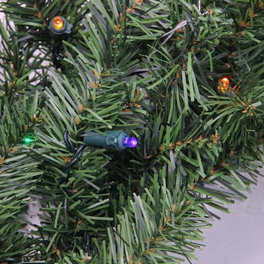 Northlight 30" LED Canadian Pine Artificial Christmas Wreath 5 Northlight 30" LED Canadian Pine Artificial Christmas Wreath - Image 3