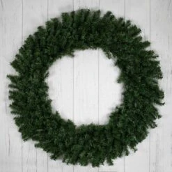 Northlight 4ft. Canadian Pine Artificial Christmas Wreath 24 Northlight 4ft. Canadian Pine Artificial Christmas Wreath -Northlight Shop D253774S 13