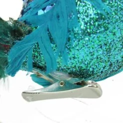 Northlight 10" Turquoise Blue & Green Peacock Clip-On Ornament 14 Northlight 10" Turquoise Blue & Green Peacock Clip-On Ornament -Northlight Shop D253786S 3