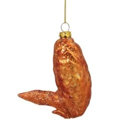 Northlight 4.5" Glitter Glass Buffalo Chicken Wing Ornament 13 Northlight 4.5" Glitter Glass Buffalo Chicken Wing Ornament -Northlight Shop D253802S 11