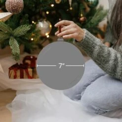 Northlight 7.5" Copper Gold Cascading LED Ball Ornament 8 Northlight 7.5" Copper Gold Cascading LED Ball Ornament -Northlight Shop D253814S 4